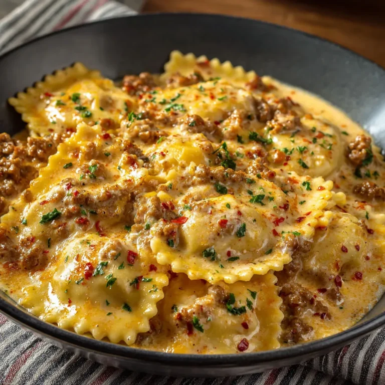 Spicy Cajun Sausage Ravioli: A Flavorful Pasta Dish