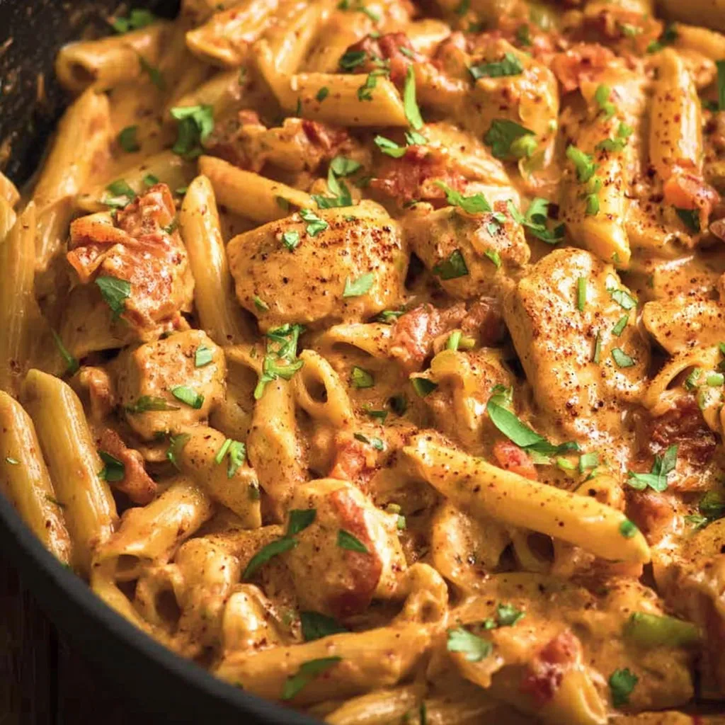 Spicy Cajun Tomato Pasta with Creamy Sauce