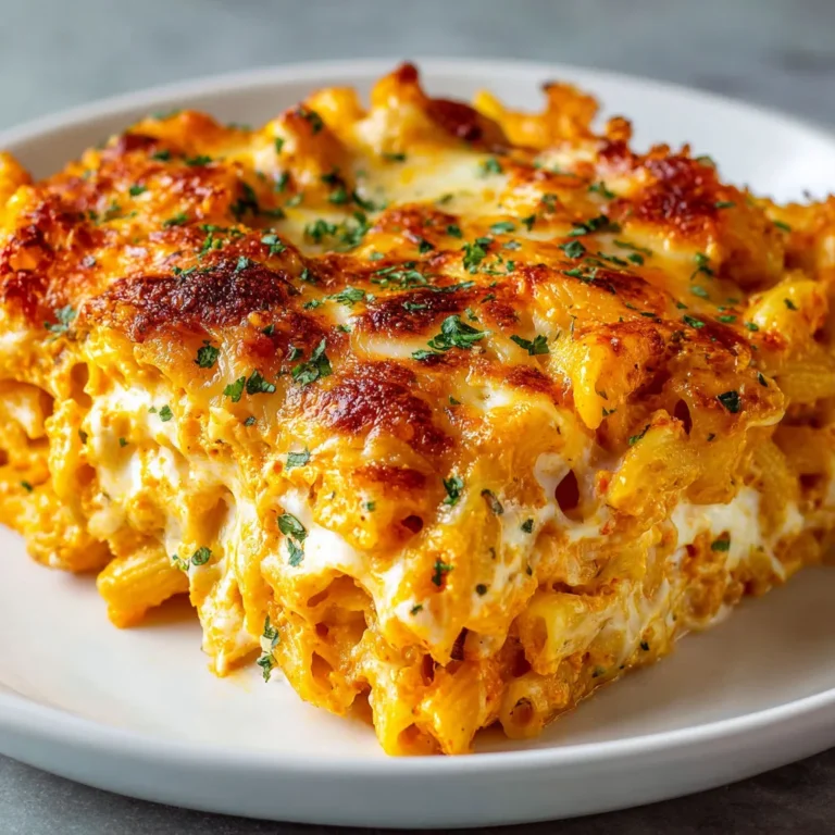 Spicy Ranch Buffalo Pasta Bake