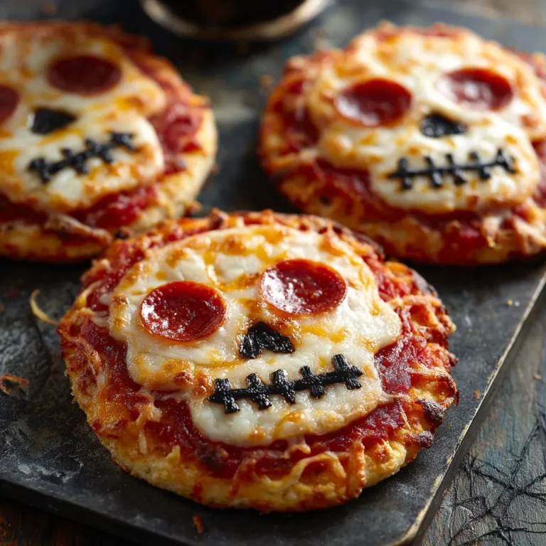 Spooky Halloween Pizza Skulls Recipe