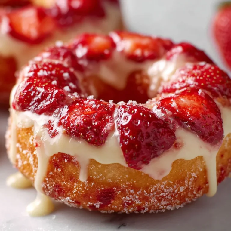 Strawberry Cheesecake Donuts: A Delectable Treat