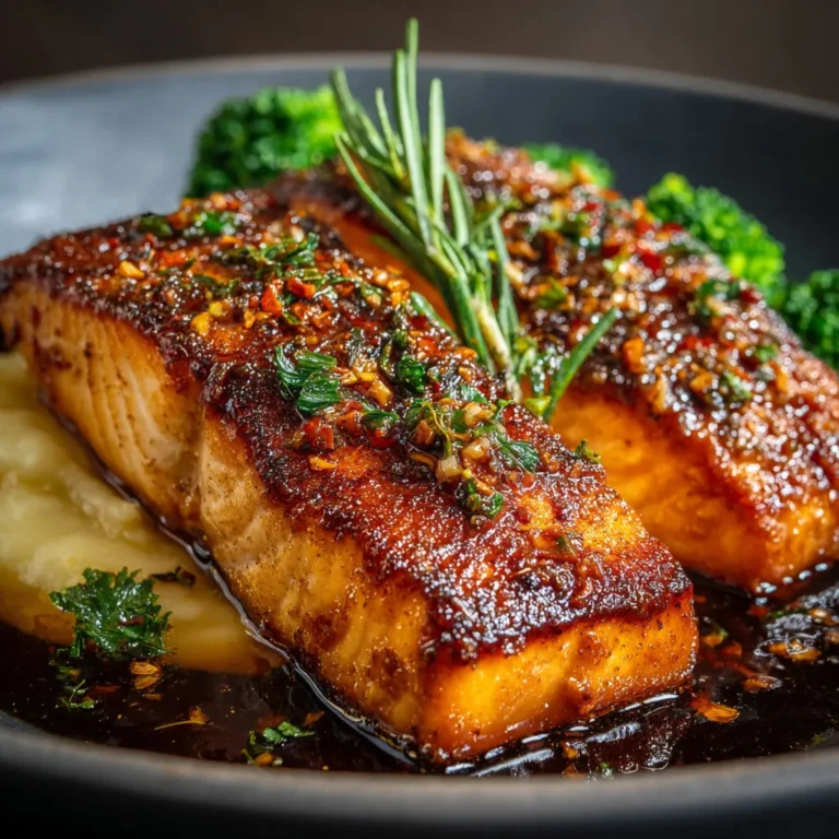 Succulent Honey Garlic Salmon Fillets: A Flavorful Delight!