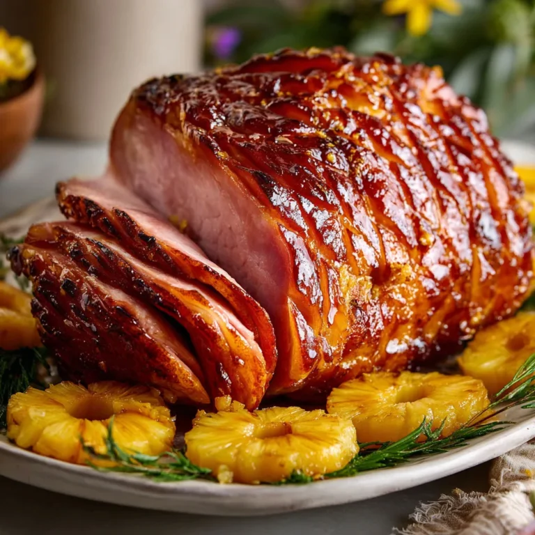 Sweet and Tangy Pineapple Glazed Ham Recipe