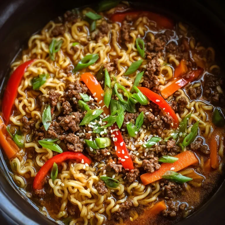Tender Slow Cooker Beef Ramen Recipe