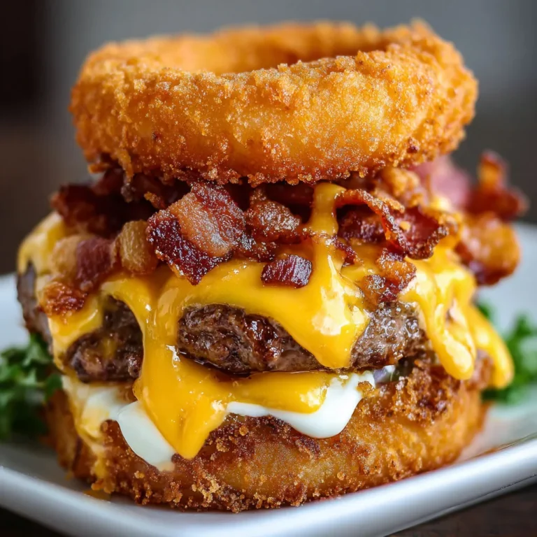 Ultimate Bacon Cheeseburger Onion Rings