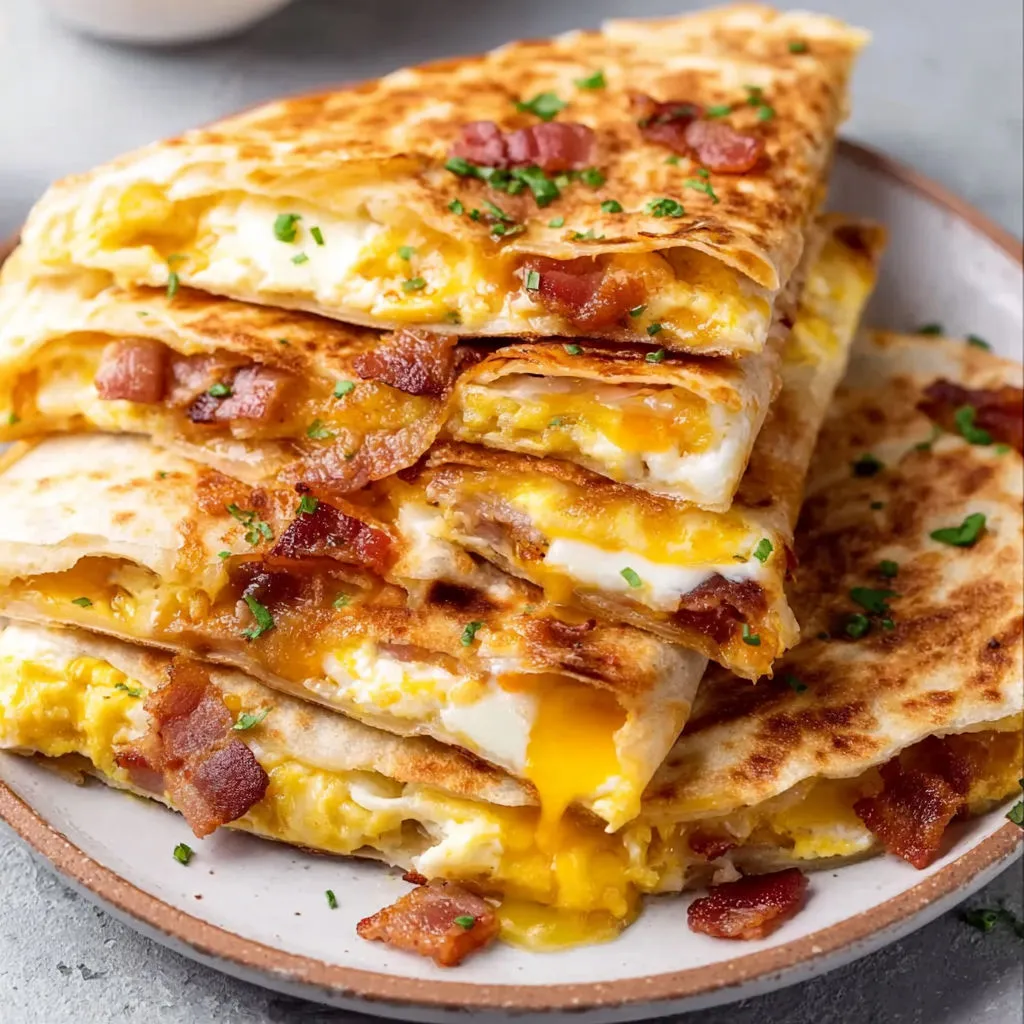 Ultimate Bacon Egg Cheese Quesadillas Recipe