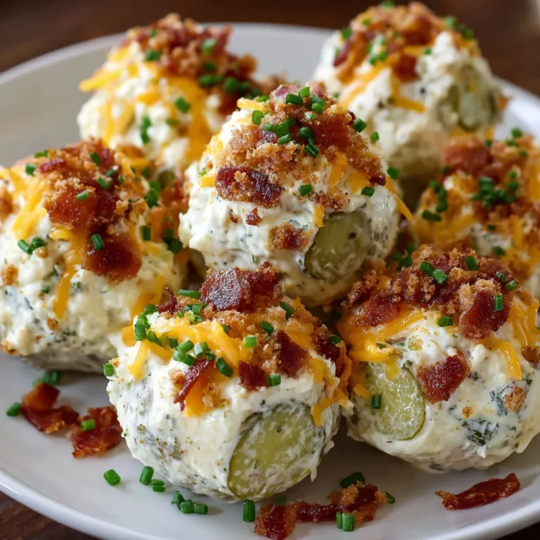 Ultimate Cheesy Bacon Pickle Bombs Recipe