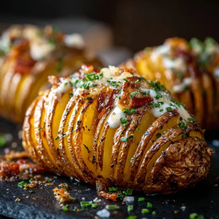 Ultimate Cheesy Hasselback Potato Bake Recipe