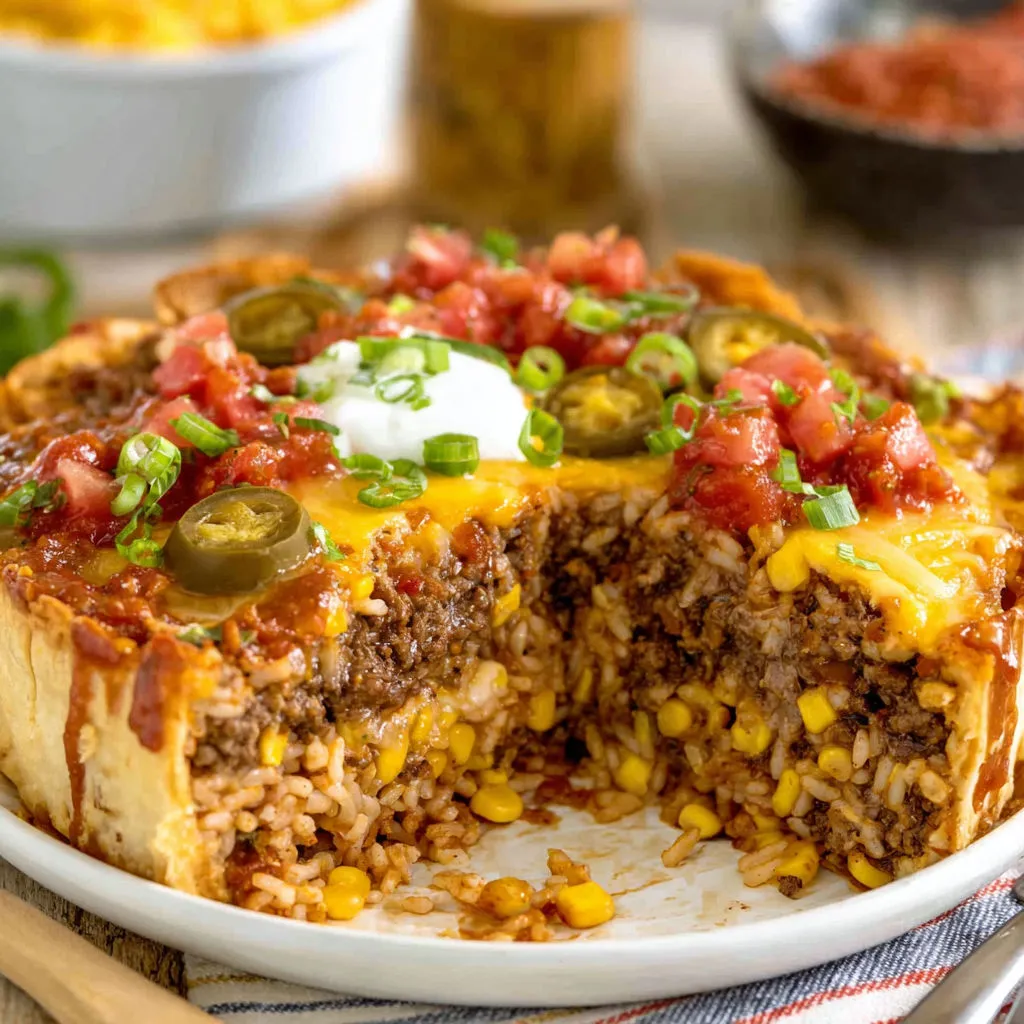Ultimate Deep Dish Taco Pie Recipe