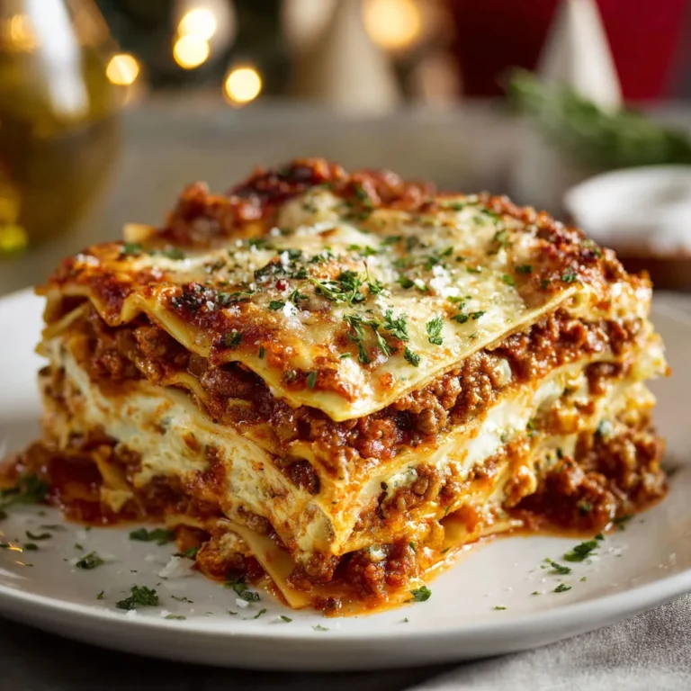 Ultimate Holiday Lasagna Recipe: Festive Bolognese Layers