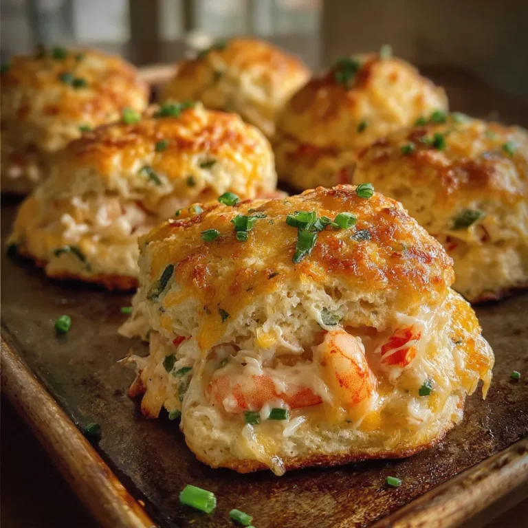 Ultimate Shrimp and Crab Nacho Biscuit Melts
