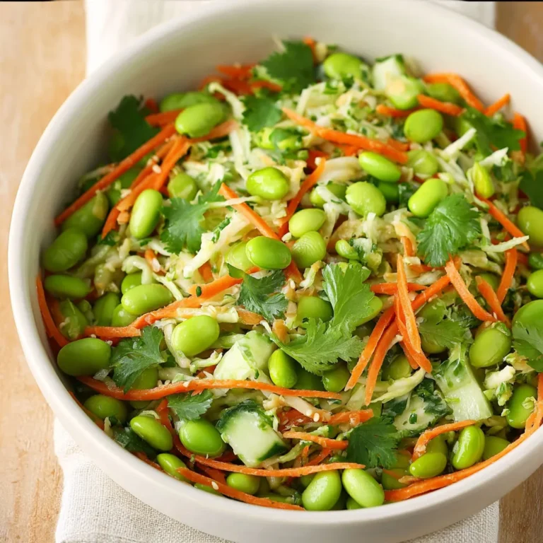 Vibrant Edamame Ginger Cabbage Bowl Recipe
