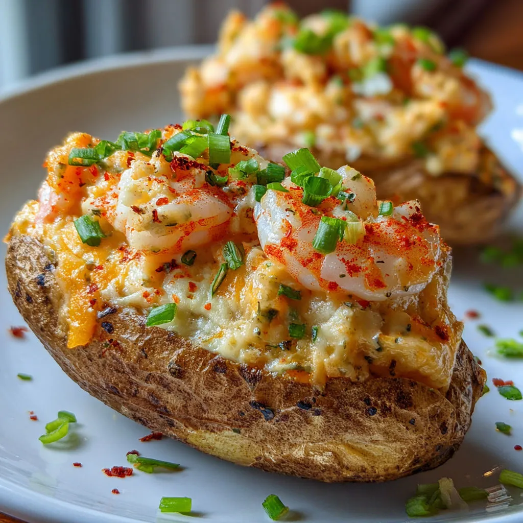 Cajun Seafood Stuffed Potatoes - Delicious and Flavorful Recipe