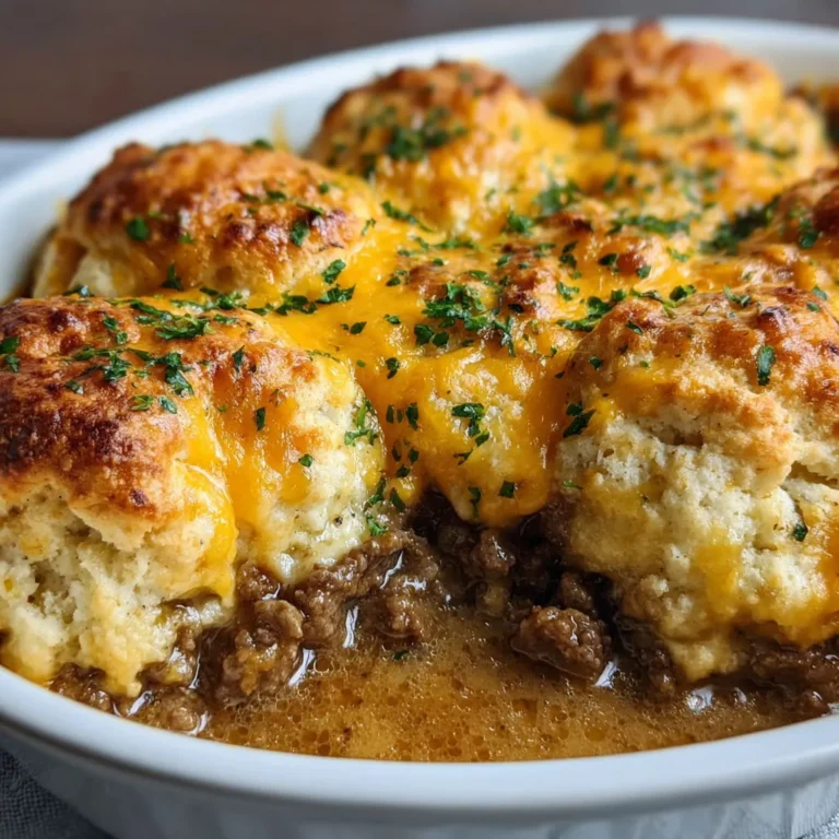 Cheddar Bay Ground Beef Casserole
