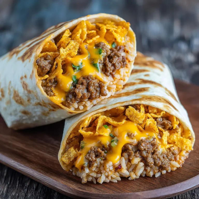 Cheesy Frito Burrito Recipe - Easy and Delicious!