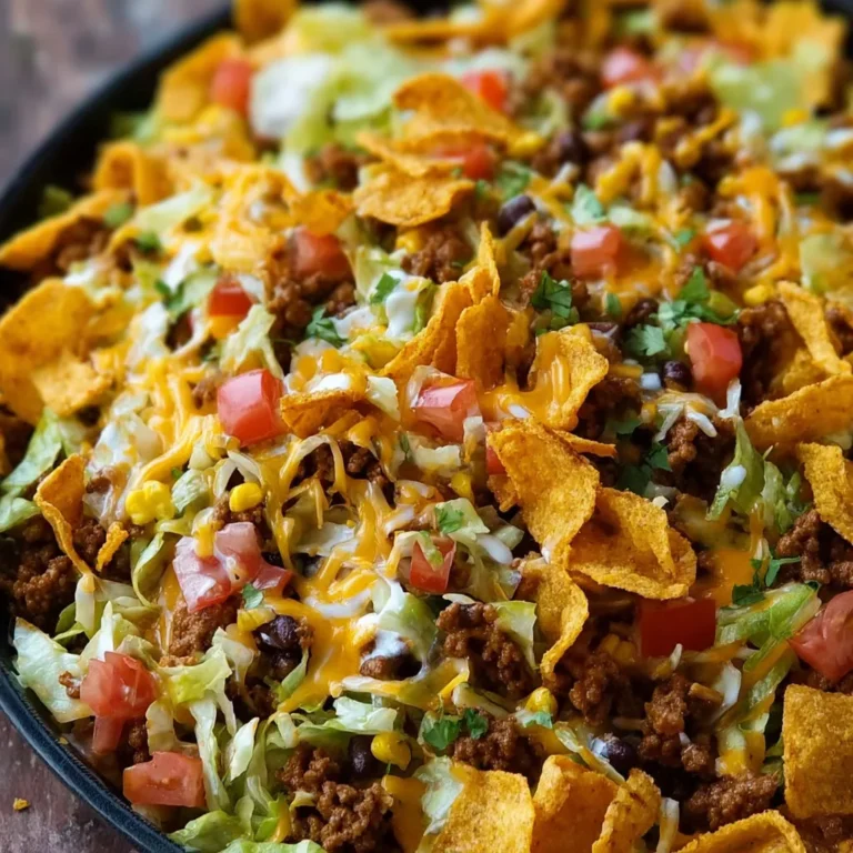 Cheesy Frito Cowboy Cabbage Casserole