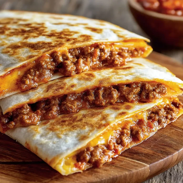 Cheesy Sloppy Joe Quesadilla: A Flavorful Twist