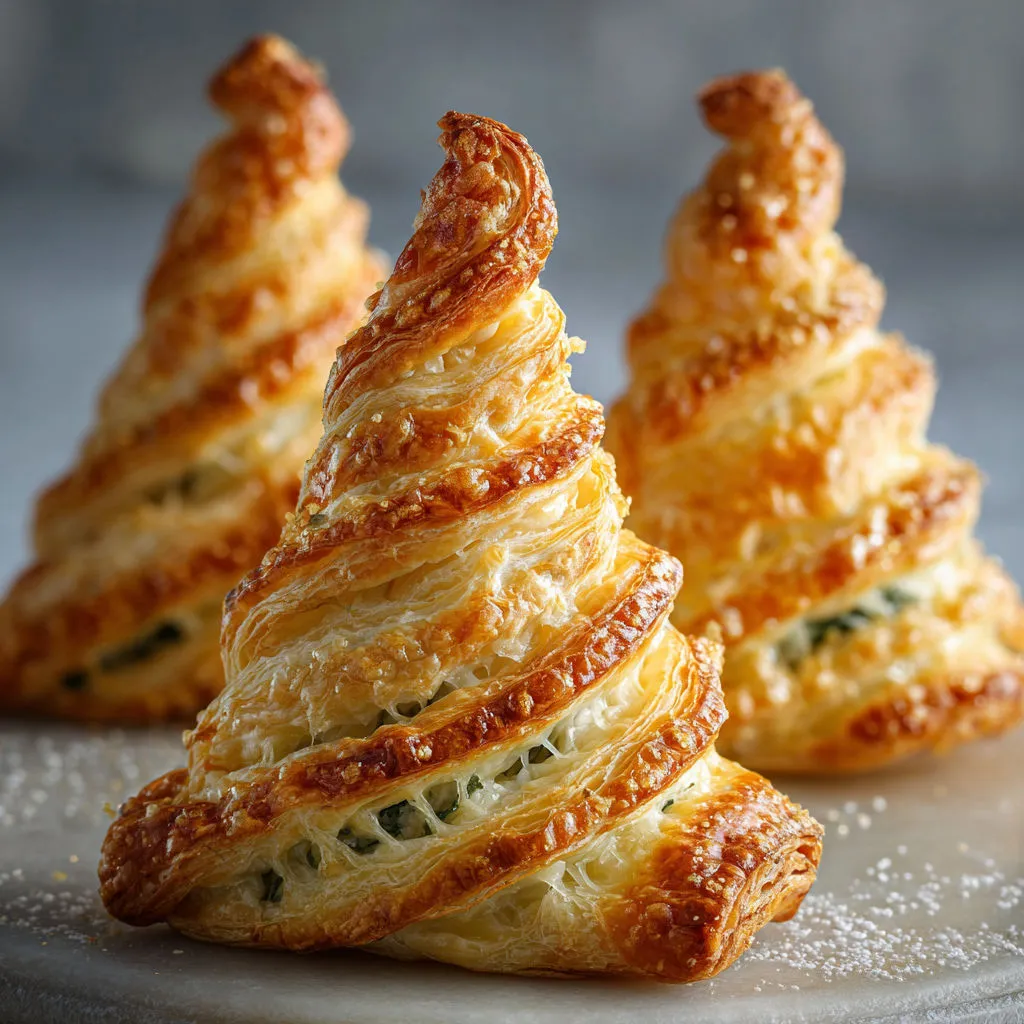 Cheesy Spinach Puff Pastries: Festive Holiday Appetizer