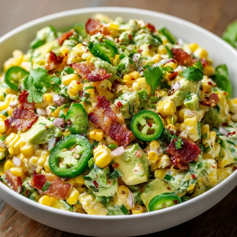 Creamy Avocado Corn Salad Recipe