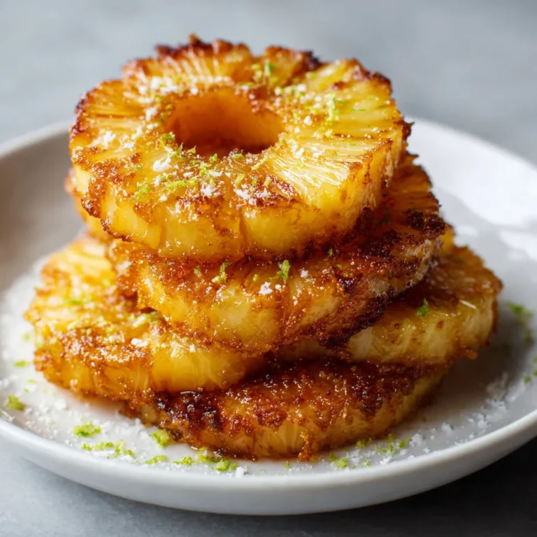 Crispy Air Fryer Caramelized Pineapple Recipe