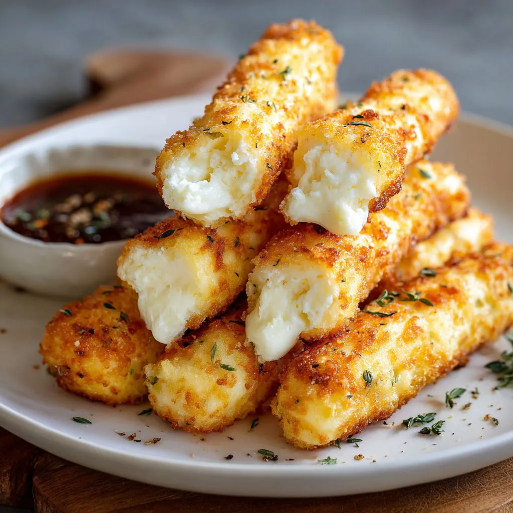 Crispy Baked Cottage Cheese Sticks