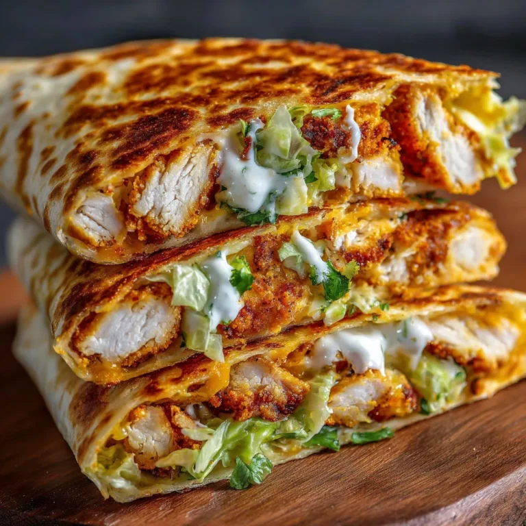 Crispy Cheesy Chicken Crunch Wrap