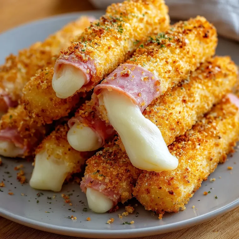 Crispy Ham Cheese Sticks: Easy Recipe