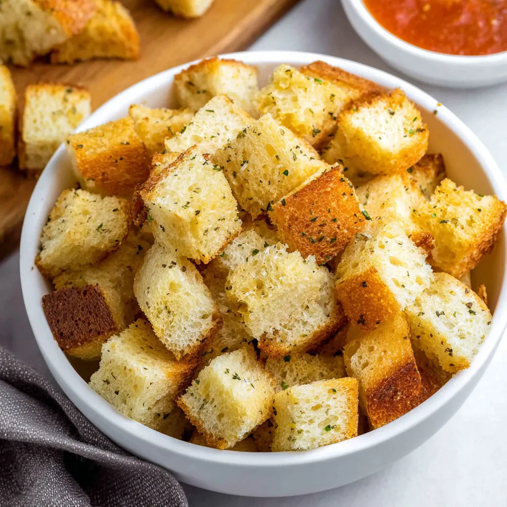 Crispy Homemade Air Fryer Croutons