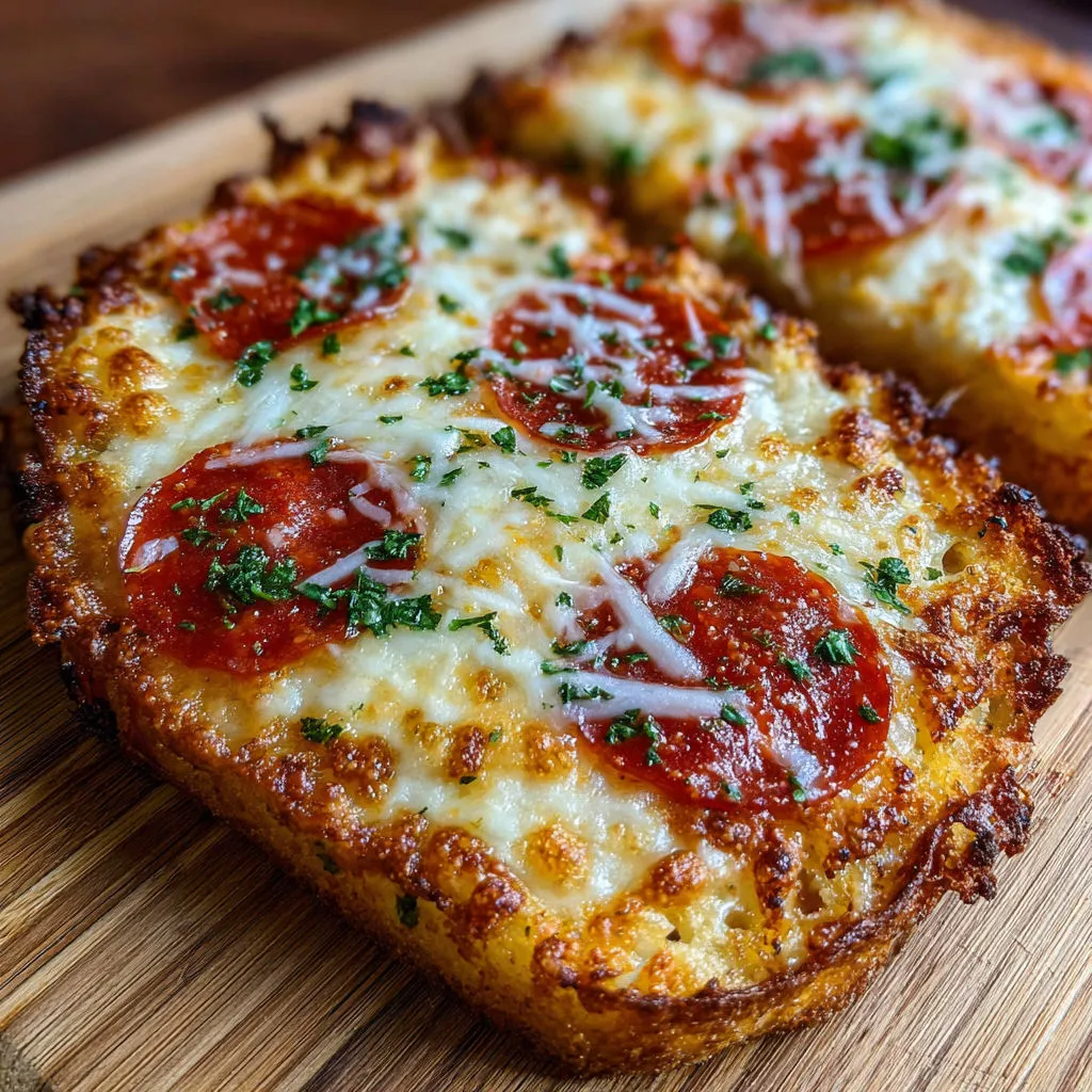 Crispy Texas Toast Air Fryer Pizza