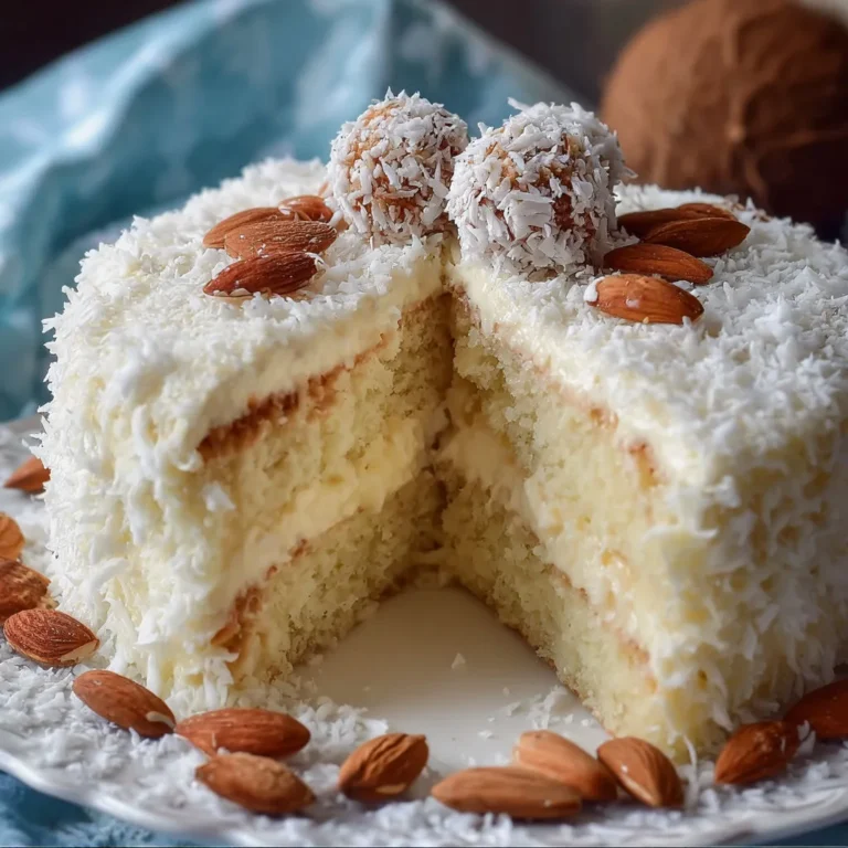 Decadent Almond Coconut Cake Recipe