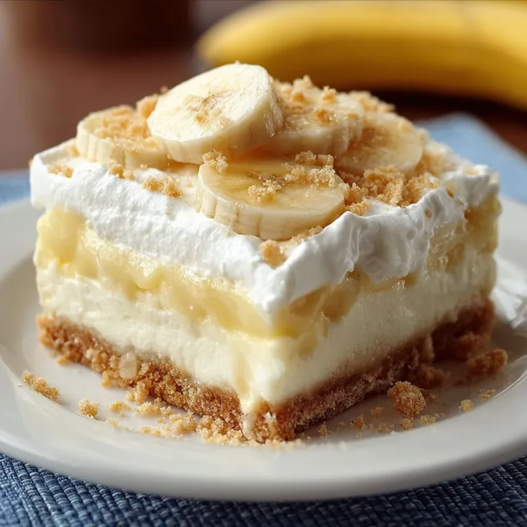 Decadent Banana Pudding Cheesecake Bars