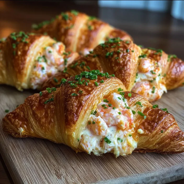 Decadent Buttered Shrimp Croissant Recipe