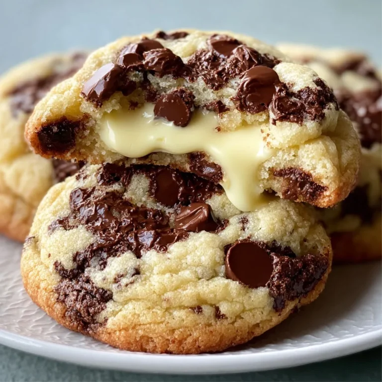 Decadent Chocolate Chip Cheesecake Cookies