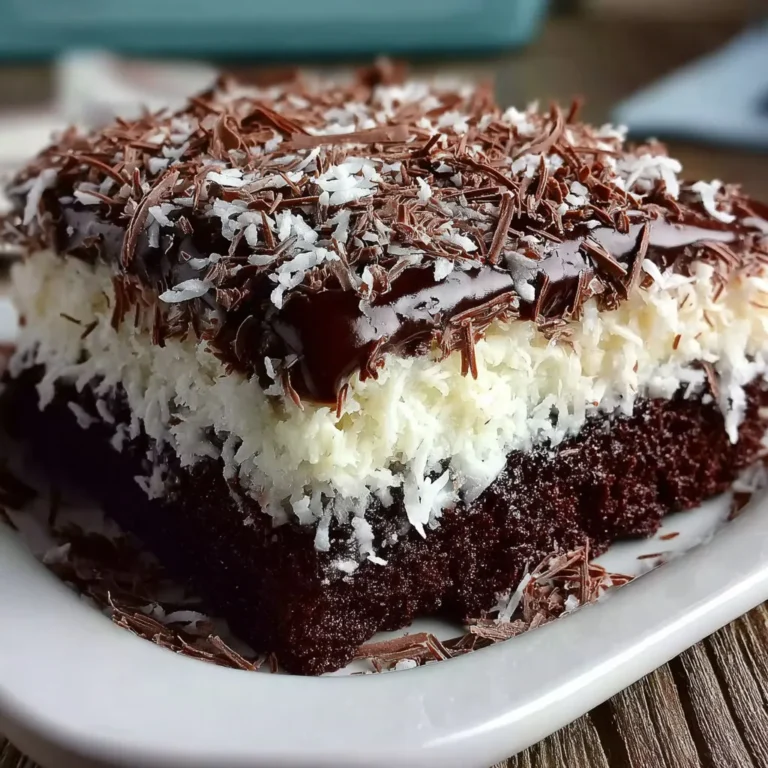 Decadent Chocolate Coconut Cake Recipe