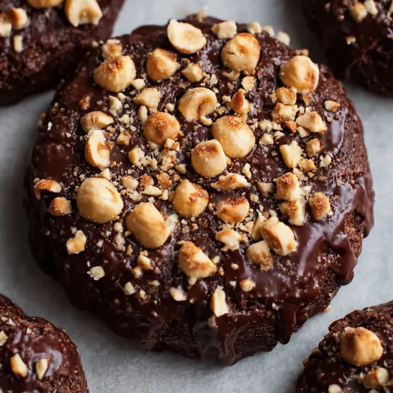 Decadent Hazelnut Chocolate Crunch Cookies