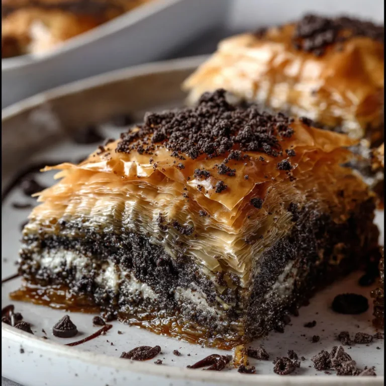 Decadent Oreo Chocolate Baklava Recipe