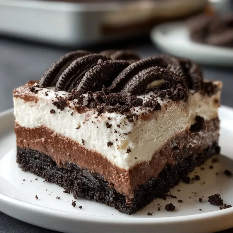 Decadent Oreo Chocolate Lasagna Recipe