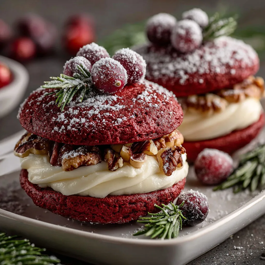 Decadent Red Velvet Whoopie Pies Recipe