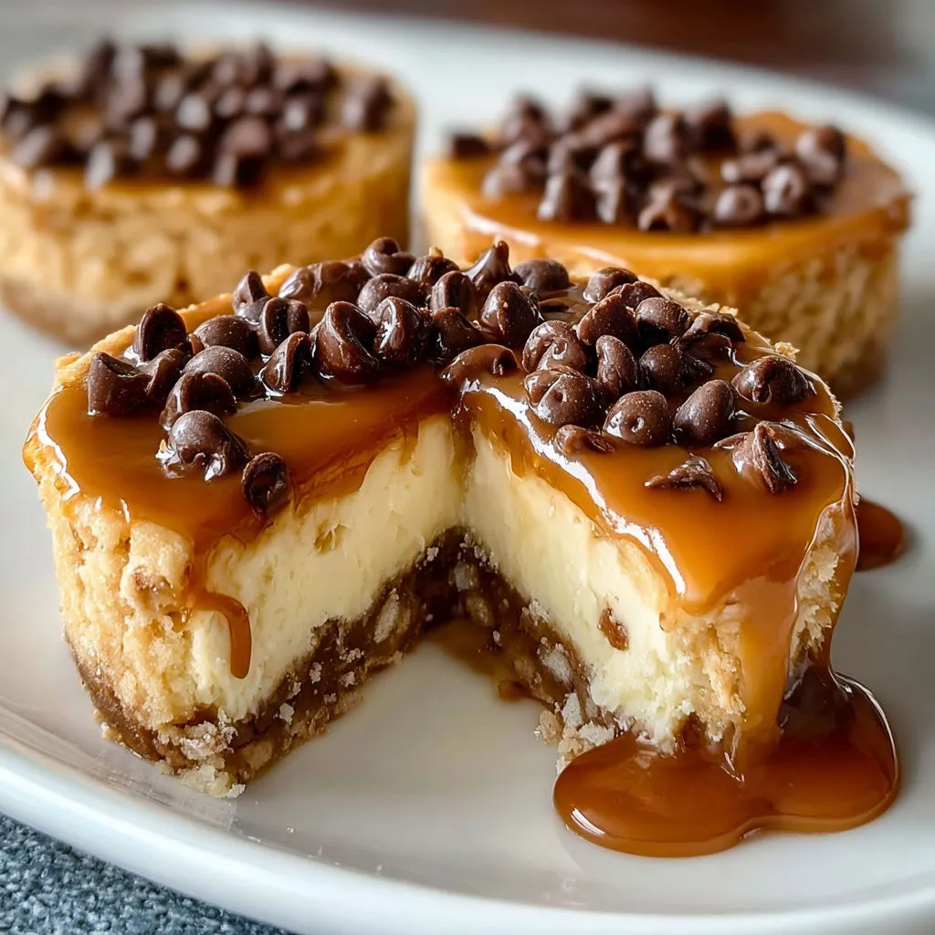 Decadent Salted Caramel Cheesecake Cookies