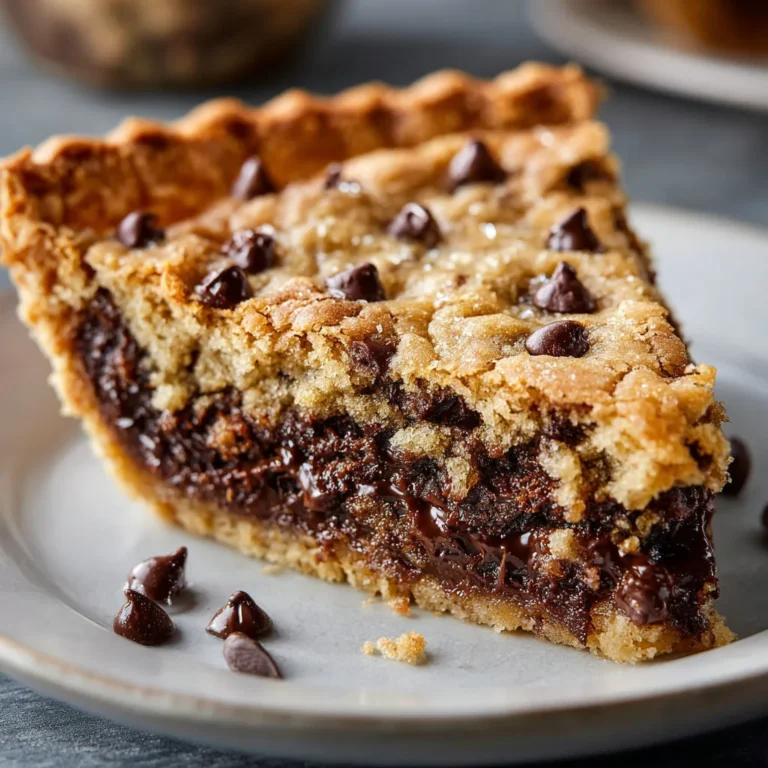 Delicious Chocolate Chip Cookie Pie Recipe