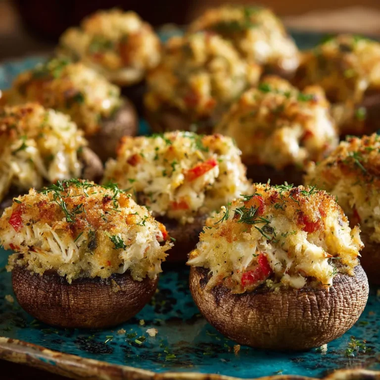 Delicious Crab-Stuffed Mushrooms Recipe