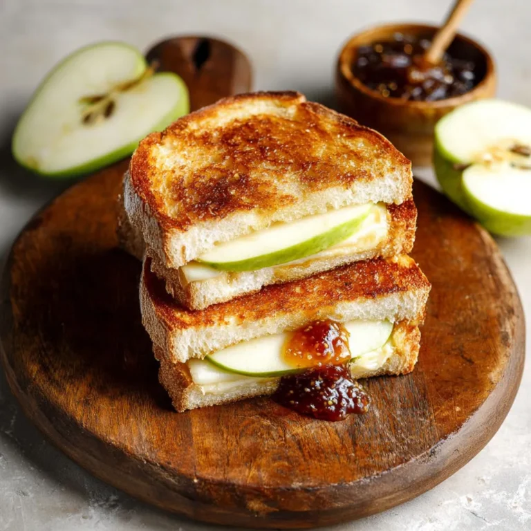 Delicious Green Apple Brie Fig Jam Recipe