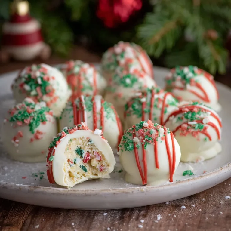 Festive Christmas Tree Cake Truffles Recipe