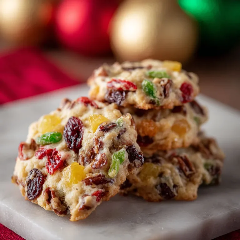 Festive Holiday Fruitcake Cookie Recipe