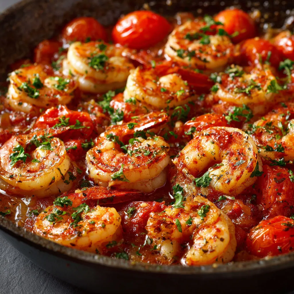 Garlic Shrimp with Tomatoes: Easy One-Pan Recipe