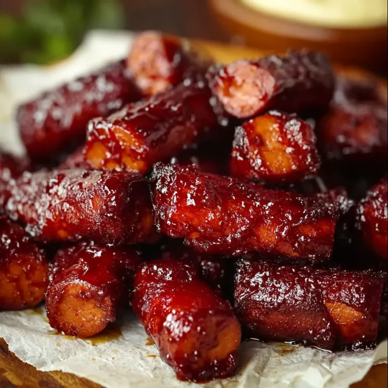 Irresistible Baked Hot Dogs with Sweet Glaze