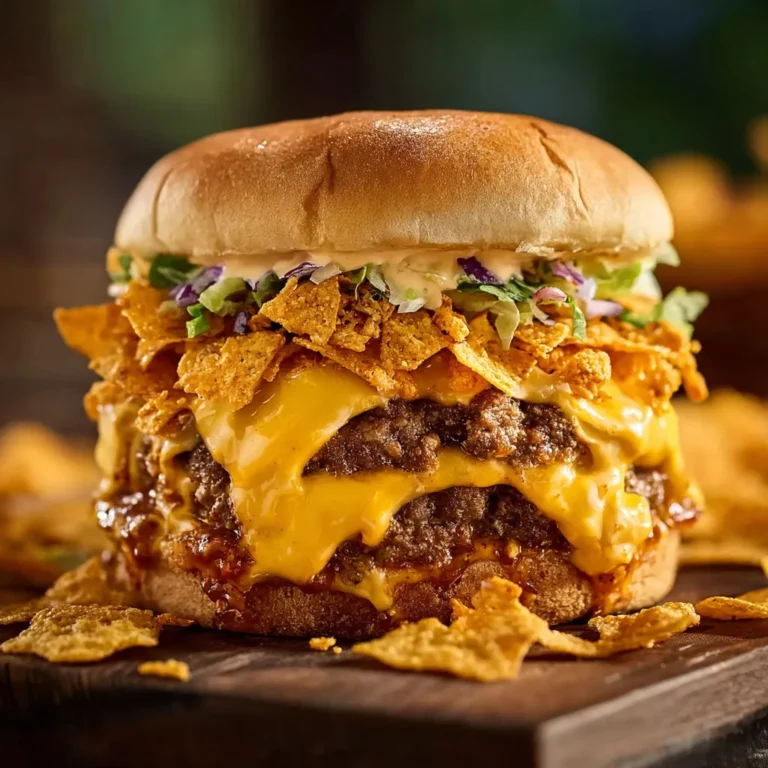 Irresistible BBQ Ranch Doritos Smash Burger Recipe