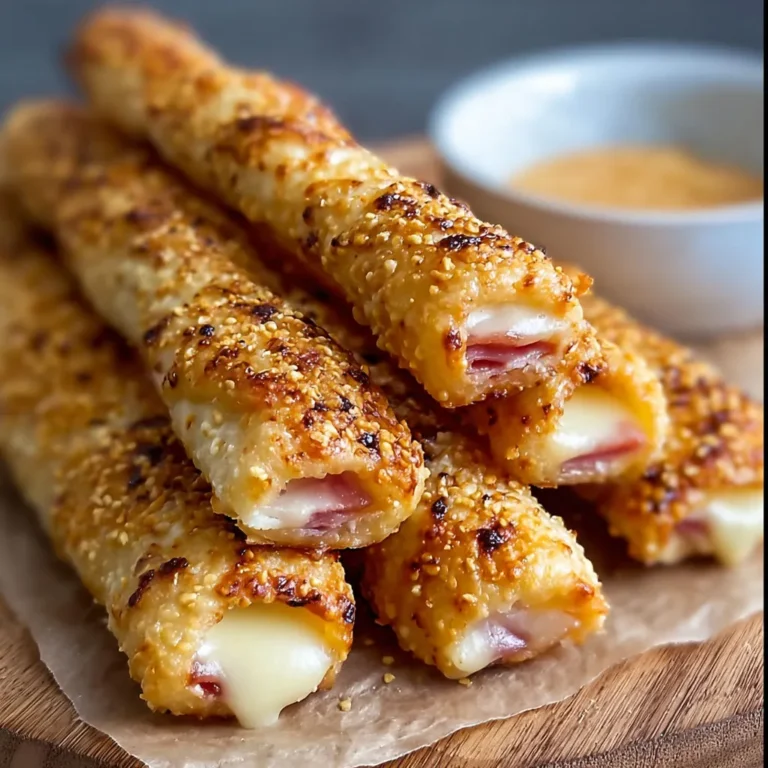Savory Ham and Cheese Sticks Recipe