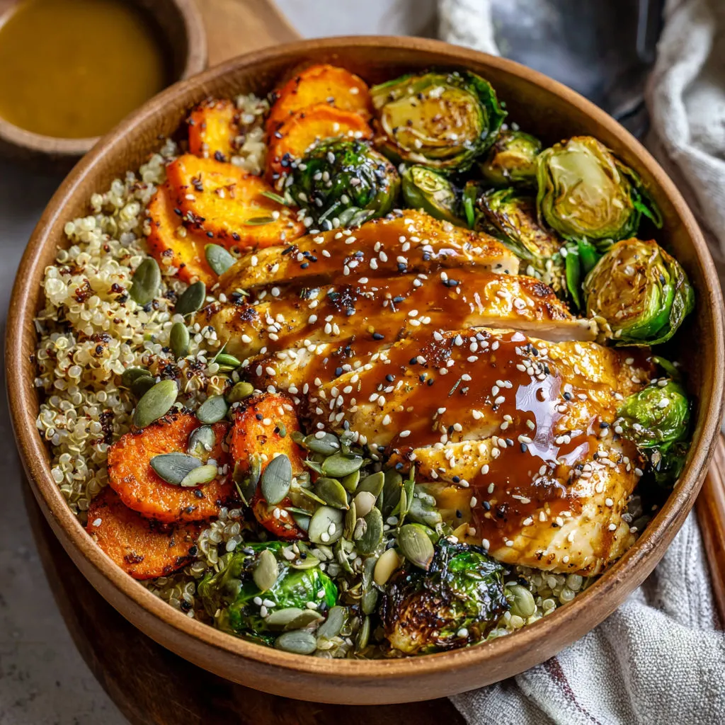 Savory Pumpkin Teriyaki Chicken Bowl Recipe