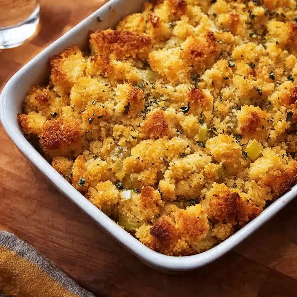 Savory Sage Cornbread Dressing Recipe